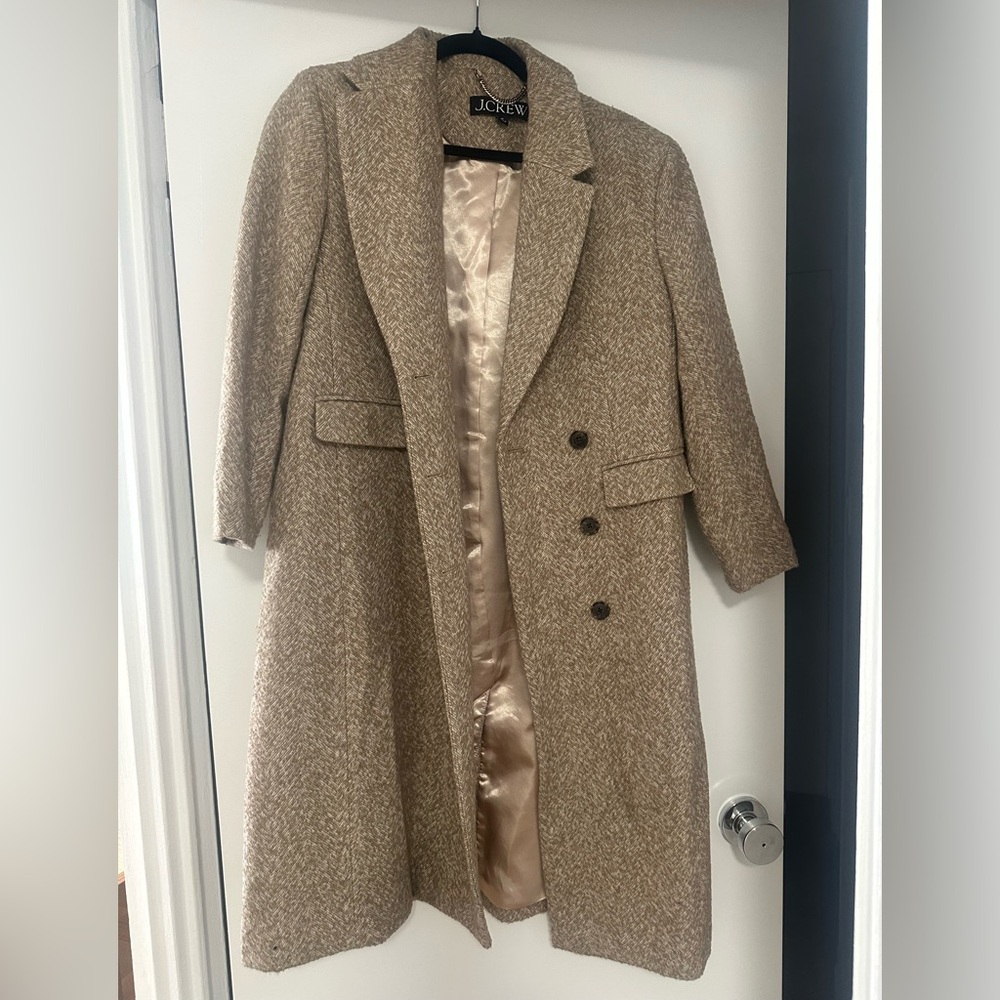 J. Crew Beige Wool Blend Jacket